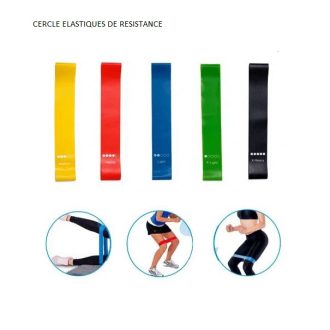 SERIE DE 05 ELASTIC GYM CERCLES