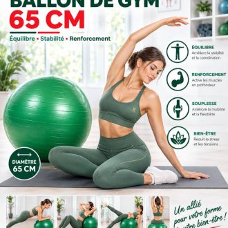 BALLON  DE GYM 65 CM