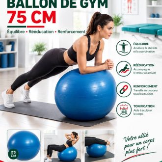 BALLON DE GYM 75 CM