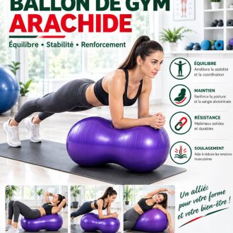 BALLON DE GYM EN ARACHIDE